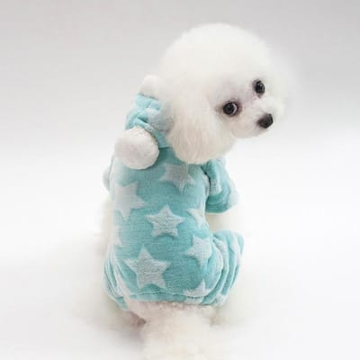 Vêtements pour chiens et chats, automne-hiver, manteau chaud en polaire à capuche pour chiots et chats, combinaisons pour chihuahuas et yorkshires S