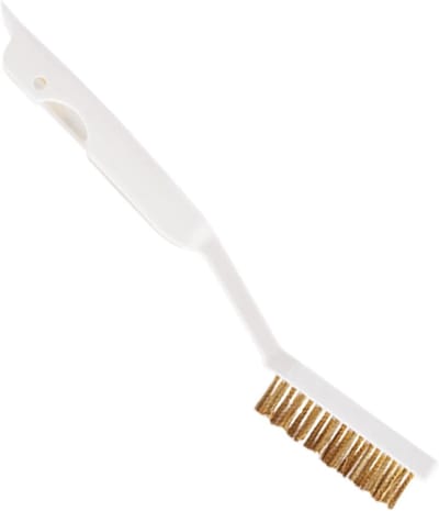 Keuken Schrobborstel - Fornuis Reiniger - Vlekken Verwijderen - Met Platte Schraper - 26cm Lengte - Zwart