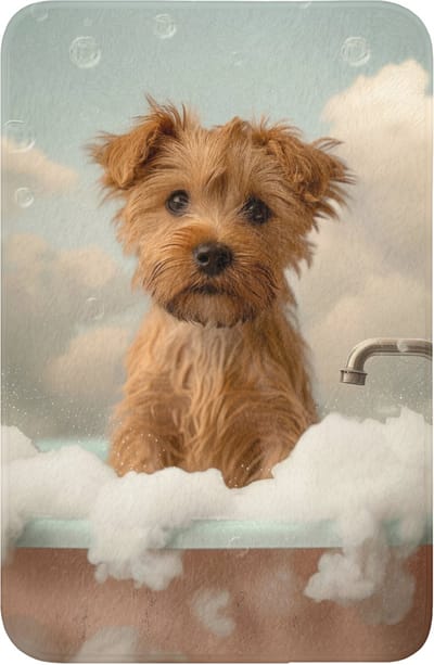 WC mat 40x60 cm - Antislip - Hond - Bad - Dieren - Schuim - Toiletmat - Vloermat - Douchemat - Toilet tapijt - Toiletmatten