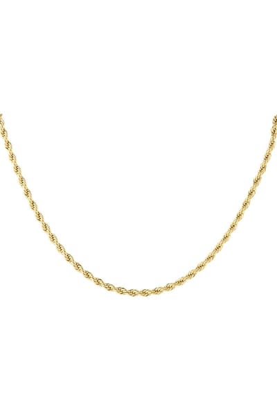 Bijoutheek Collier Twisted (3.5mm) Goud