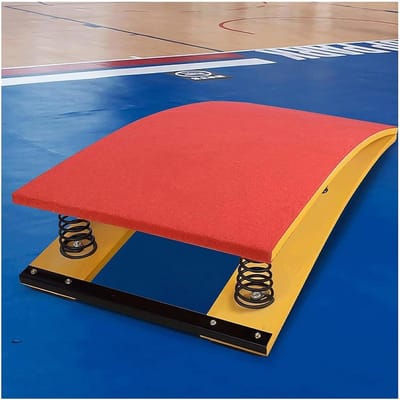 Gymnastiek Springplank - Houten Plank - Thuis Fitness - Hoge Veerkracht Veren - Diverse Maten - Rood
