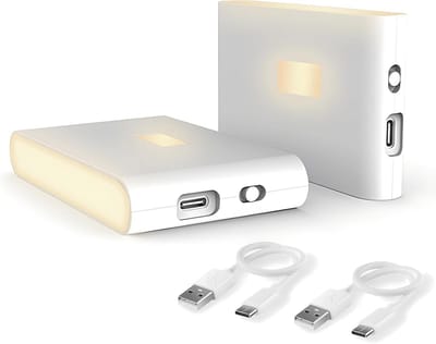 Oplaadbaar LED Nachtlampje met Bewegingsmelder voor Kinderen - Warmwit Licht in 3 Modi