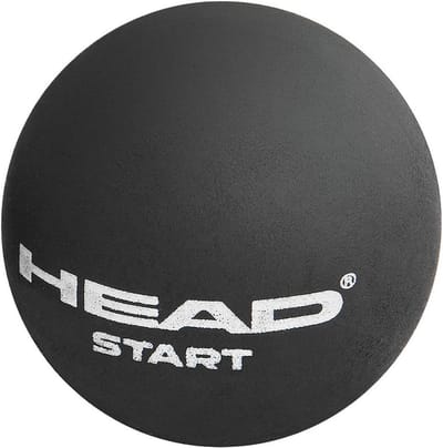 Squashbal Dubbel Wit Stip Medium Snelheid