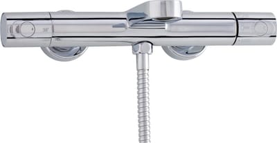 Nemo Spring Adrina badmengkraan thermostatisch wandmontage zonder douchegarnituur chroom