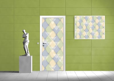 Modern Abstract Art Diamonds Photo Wallcovering