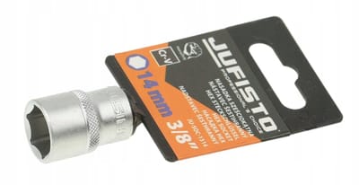 Jufisto Dopsleutel 3/8" 14 mm CrV Staal