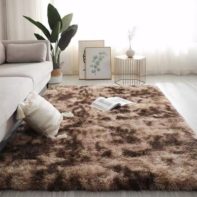 Zijdezachte pluizige tapijten Moderne woondecoratie Lange pluche shaggy tapijten Speelmatten voor kinderen Sofa Woonkamer Slaapkamer Nachtkastje Mat Balkon Tapijten 40x60cm(15.7x23.6In)