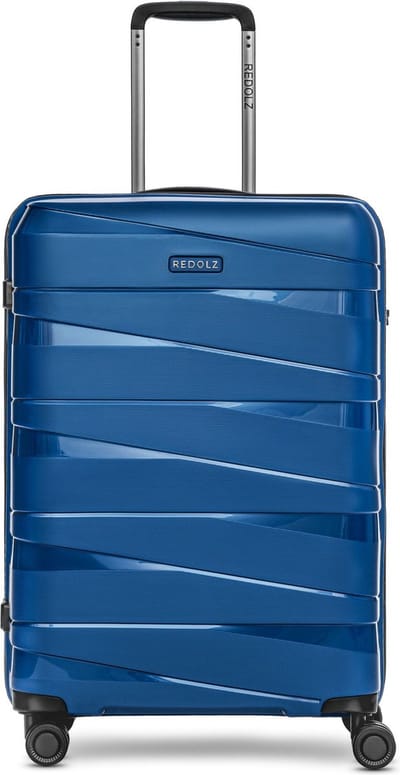 REDOLZ trolley Essentials 10 Trolley Blue Metallic 2 blauw 67cm