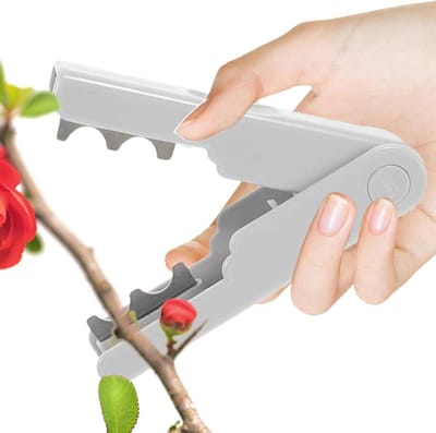 Rozenstekker Gereedschap - Bladtang Bloemextractor - Bloemen Schoonmaken - Antislip Buitenontwerp - 14 x 3 x 2 cm - Wit