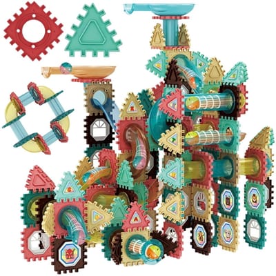Woopie 3D-bouwblokken Educatieve set Ball Track 228-delig. - UNI
