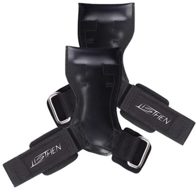 Gewichtheffing Polsbanden met Haken voor Deadlift en Bodybuilding
