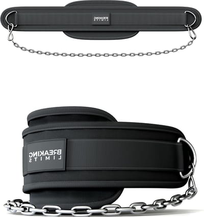 Gewichtsgordel voor bodybuilding en krachttraining - 96 cm ketting - 100 kg draagkracht