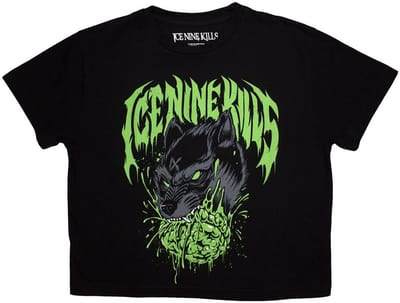 Ice Nine Kills - Wolf Crop top - M - Zwart
