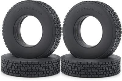 22mm RC Banden voor 1/14 Trailer Tractor Truck - 4 Stuks Rubber