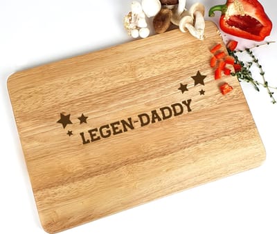 Snijplank hout - Vaderdag cadeau - Legen-daddy - Cadeau papa - 35x23cm - Houten snijplank - Cadeau vader - papa cadeau - papa - kado - Kerst - Verjaardag - Vaderdag