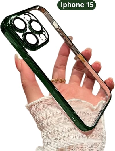 Livano Telefoon Hoesje - Telefoonhoesjes - Phone Case - Shockproof - Premium Protection - Geschikt Voor iPhone 15 - Groen