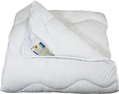 Polydaun Myka dekbed - enkel - GRS gerecyclede Isocraft® vulling - zeer zacht - eenpersoons - 140x200 cm – wit