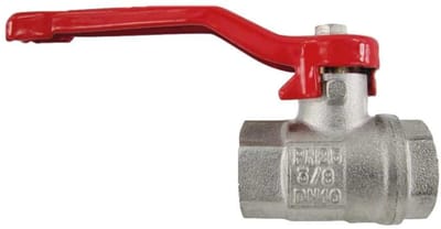 Kogelkraan 1 1/2 inch, Messing Hendel, Binnendraad PN25