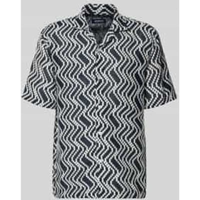 regular fit vrijetijdsoverhemd in allover-look