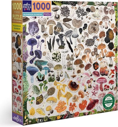 1000 Delen Puzzel Vierkant Champignon Regenboog Educatief en Duurzaam
