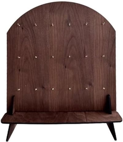 Sieraden Houder - Sieraden Display Stand - Sieraden Organiseren - Massief Houten - 10x10x10 mm - Houtkleur