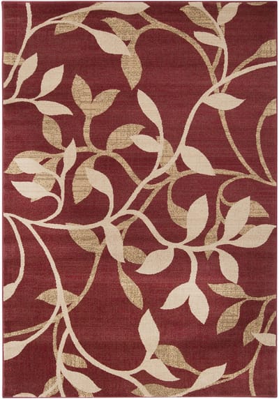 SURYA - BALSAM Traditioneel Boho Tapijt in BordeauxKleur