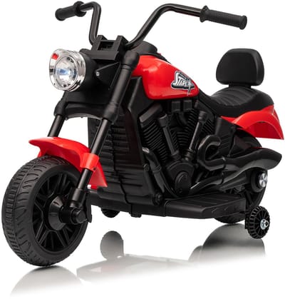 Danky Motor - Elektrische Kindermotor - Rood - Accuvoertuig - Stevig Design - 18-36 Maanden