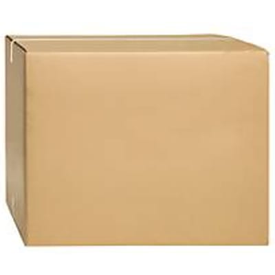 Golfkartonnen vouwdozen, dubbele golf, 600 x 600 x 500 mm, bruin