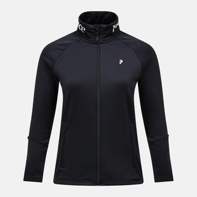 PEAK PERFORMANCE RIDER ESSENTIALS MIDLAYER ZIP JACKET WOMEN Black-S
