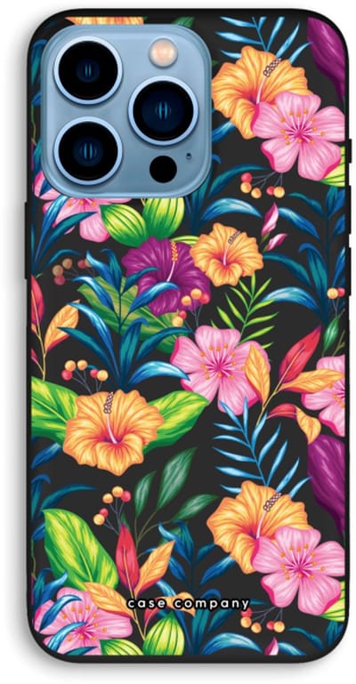 Case Company® - Hoesje geschikt voor iPhone 13 Pro hoesje - Tropisch 2 - Biologisch Afbreekbaar Telefoonhoesje - Bescherming alle Kanten en Schermrand