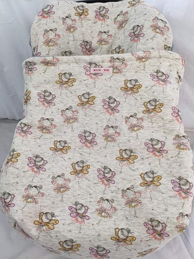 Universele Voetenzak - Babywikkeldeken - Baby Vervoer - Matras en Deksel - 35x30x3cm - Wit