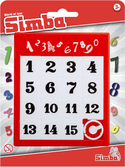 Simba - Moving Puzzle Numbers - Puzzelspel - Vanaf 3 jaar.