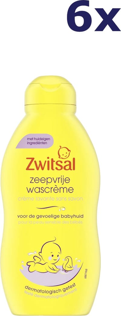 Zwitsal Wasgel – Zeepvrij - 6x200ml - Voordeelverpakking