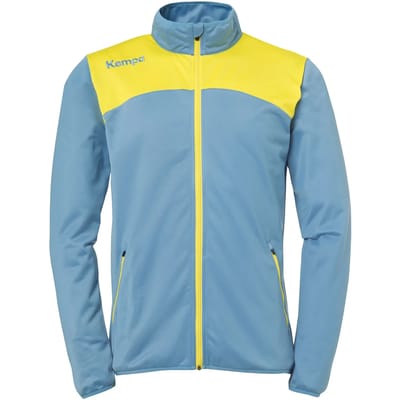 Kempa Emotion 2.0 Polyesterjack Dove Blauw-Limoen Geel Maat 4XL