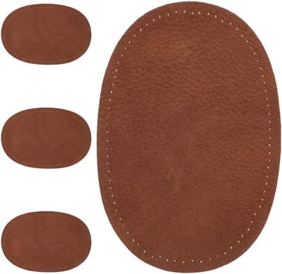 Elleboog Patches - Reparatie Applicaties - Kleding Verfraaien - Voorgeperforeerde Gaten - 2 Paar - Koffie