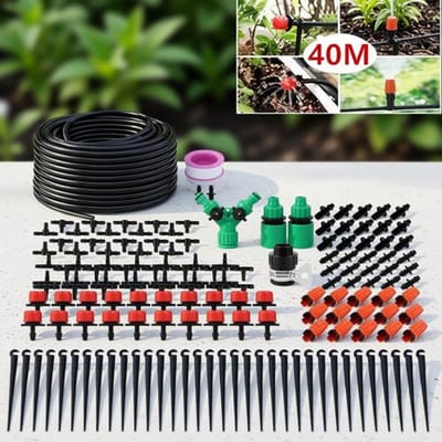 Tuinsproeiset 40 meter - Druppelbevloeiingssysteem met UV-bescherming