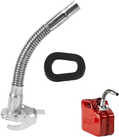 Roestvrijstalen Gieter van 30 cm voor Flexibele Canisters van 5, 10 en 20 Liter, Ideaal voor Tuin en Plantenverzorging