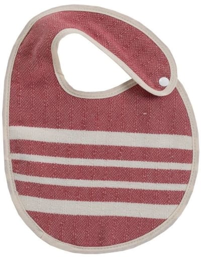Baby Slabbetje Krem Sultan Dusty Rose