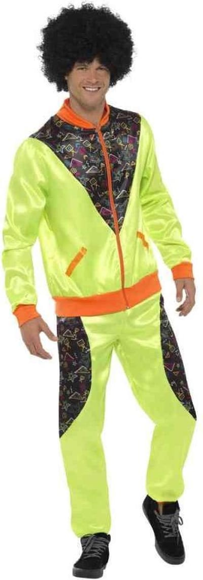 Retro Shell Suit Costume Mens