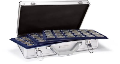 Cargo L6 - metalen muntkoffer met 6 lades voor 240 2-Euro munten