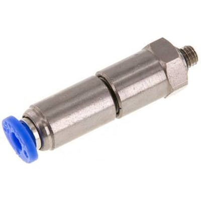 4mm & M5 Hoge Snelheid Draaidoorvoer Insteek Buitendraad Vernikkeld Messing/PBT NBR