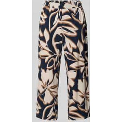 relaxed fit wijdte broek met all-over motief model 'LT JUNI'