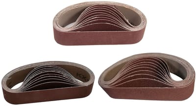 Dailygoods - Schuurbanden 30x330mm - 30 Stuks - 80/240/800 Grit voor Schuurmachines