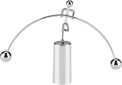 Newton Cradle, Roestvrijstalen Balansballen, Natuurkunde, Bureauspeelgoed met Slingerbeweging, voor Kantoordecoratie, Educatief Gadget, Kindercadeau