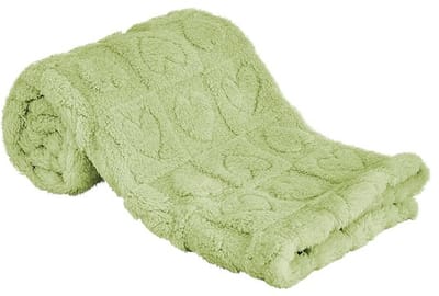 One baby blanket with a heart-patterned checkered design, ultra-soft and comfortable, suitable for both boys and girls, fluffy baby/toddler swaddle blanket, suitable for cribs and strollers, 76 × 100cm, Green