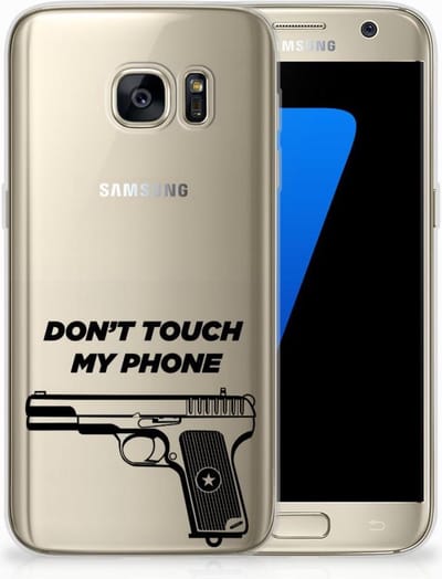 Samsung Galaxy S7 Silicone-hoesje Pistol DTMP