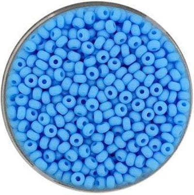 9282-4 Rocailles opaque licht turquoise 2.6mm
