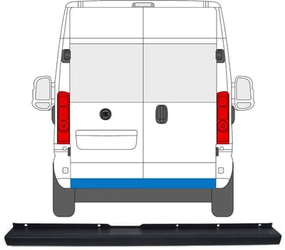 Achterbumper voor Fiat Ducato 2018-