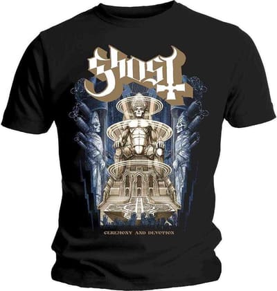Ghost - Ceremony & Devotion Heren T-shirt - 2XL - Zwart