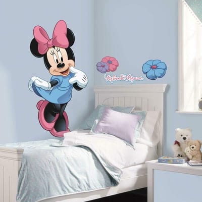 Muursticker - Disney Minnie Mouse
